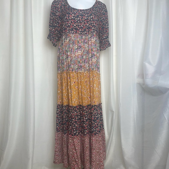 NATURAL LIFE Dresses & Skirts - Natural life multi pattern maxi dress